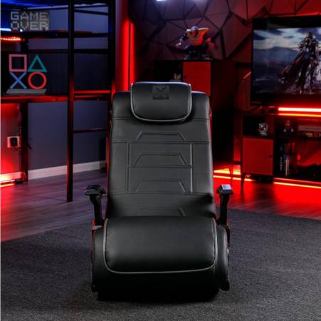 Gaming Chair, Vibrating Floor, Built-in Speakers. X Rocker pro chair 1