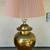Paul Hanson table lamp with Asian ginger jar urn base in polished bras 2 thumbnail