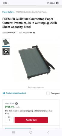 Premier Heavy Duty Paper Trimmer, 36 inch 1
