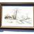 Large Vtg M. Delion Impressionist Winterscape Impasto Oil Painting 1 thumbnail