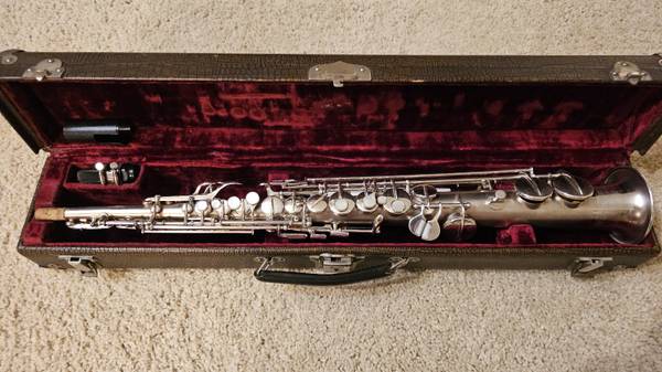 Vintage Conn Stencil / Selmer American Soprano Saxophone - Near Mint 1