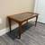 Wooden Coffee Table with Leather & Glass Top 1 thumbnail