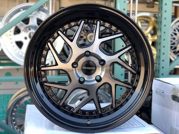 18x9.5 REGENS WHEELS FIT HONDA TOYOTA NISSAN INFINTI MAZDA MITSUBISHI 1