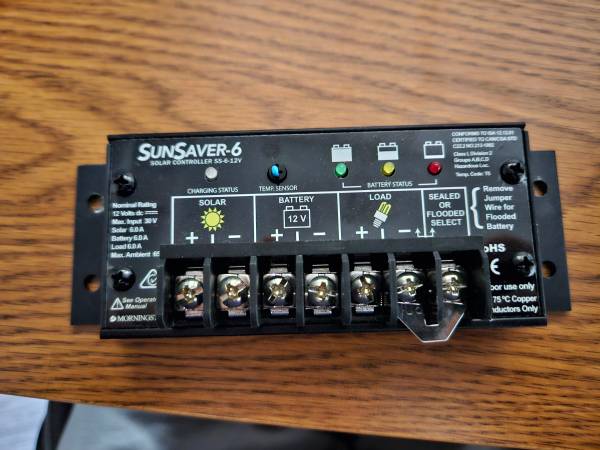 Sunsaver 6 solar controller 1