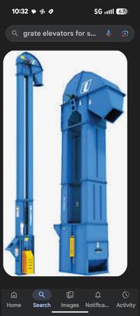 Universal U2 Industrial Grate Elevator 35-40ft - Grain Handling - Del 1