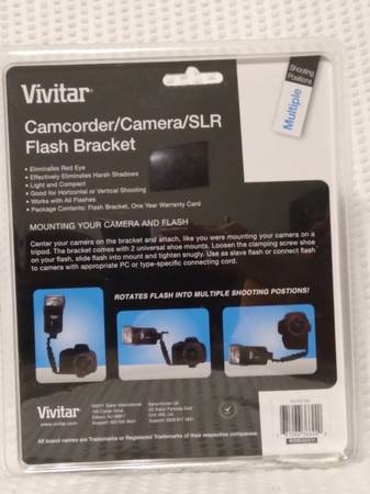 Vivitar Flash Bracket - $10 (johnson city)63442156895489121