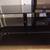 Dark  Glass and  Metal  TV  stand 1 thumbnail