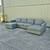 Gray Double Chaise Sectional Sofa 1 thumbnail