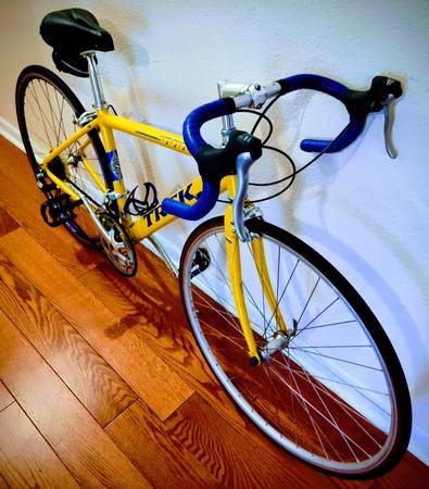TREK 1000 イエロー ブルー ロードバイク Vtg Trek 1000