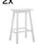Set of 2 - 29" height solid wood bar stools barstools - white - NEW 1 thumbnail