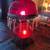 RARE LAMP ANTIQUE VICTORIAN RUBY RED GLASS HURRICANE 3 way lighting 1 thumbnail