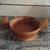 Vintage Wooden Decorative Bowl With Handles Russian 3 thumbnail