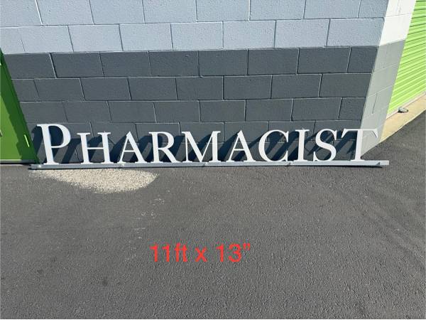 Large Pharmacist Sign 1