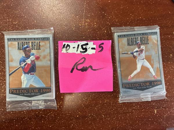 1996 Upper Deck Retail Predictors 10 card sealed set featuring Griffey 1