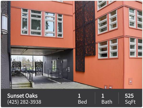 $1,610 / 1br - 525ft2 - Ready for a change? This 1 BR, 525 Sq Ft is a breath of fresh air. (Renton)63910194502402121