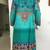 Green Printed Cotton 3-Piece Indian Salwar - Size Medium-Large 5 thumbnail