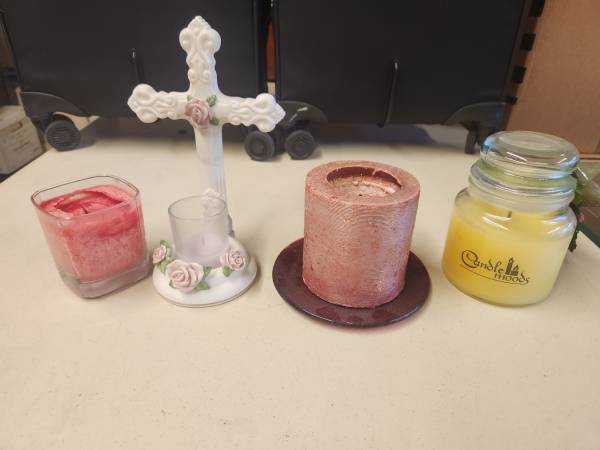 Candles and Candle Holders total of 3 only 6.00 takes all! 1