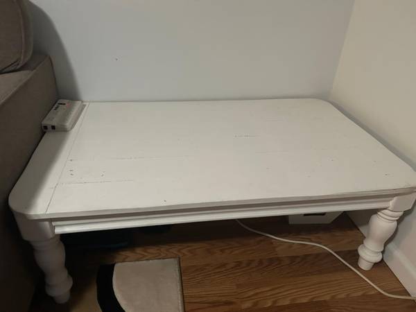 White Wooden Table 1