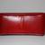 Retro Red Leather Purse with Handle 9 thumbnail