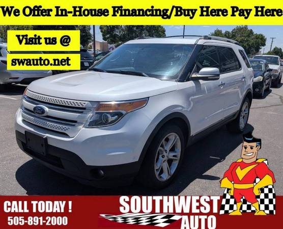2012 Ford Explorer Limited AWD 4dr SUV 100% GUARANTEED CREDIT APPROVAL! 1