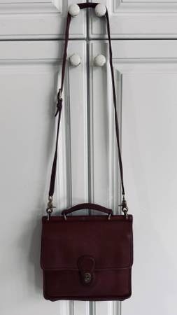 Vintage Coach Willis, Leather Brown Crossbody Bag, Preowned, Good Shap 1