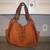 Vintage orange Michael Kors suede bag 1 thumbnail