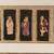 Five Antique Chinese Immortals Dolls Framed 7 thumbnail