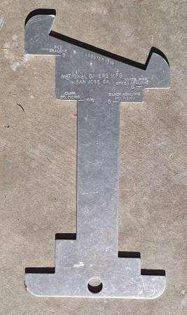 9" Aluminum Abalone, Lobster, Clam Gauge 1