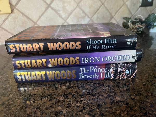 3 hardcover books by Stuart Woods 1