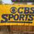Large Vintage  CBS SPORTS Vinyl banner measures 8ft x 4ft 3 thumbnail