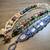 3 Bracelets: Stone, seed bead, macrame 2 thumbnail