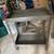 Vtg all steel 36” industrial cart  - 2 shelves. Well made 1 thumbnail
