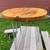 36” Diameter Gorgeous Live Edge Round Table. 2.75” Thick. Hairpin Legs 1 thumbnail
