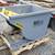 Self Dumping Forklift Hopper, 1 Cu. Yd., 4000 Lbs, Gray 2 thumbnail