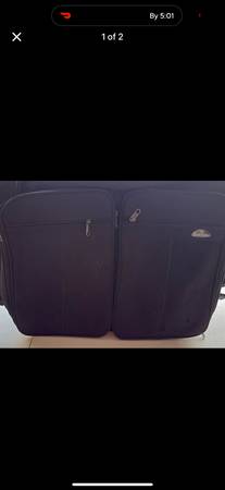 Samsonite Black Suitcase/garmet bag 1
