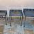Vintage Mid Century Metal Nesting Patio Tables - set 3 5 thumbnail