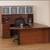Napa Series Desks-Espresso,White,Grey,Cherry,Mahogany,Walnut,Natty Ash 5 thumbnail