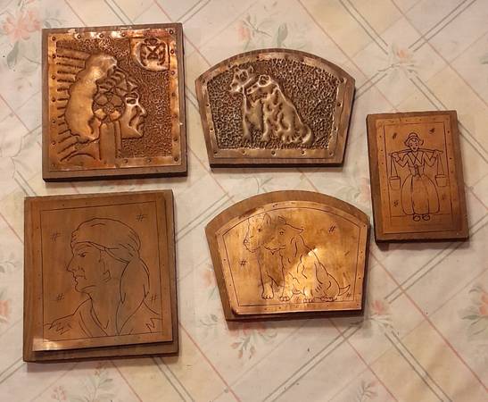 5 Etched Copper Images 1