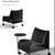 Mesh Lounge Chair with Tablet by Martin-Brattrud 2 thumbnail