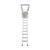 White Attic Pull Down Ceiling Ladder Stairs #022408 4 thumbnail