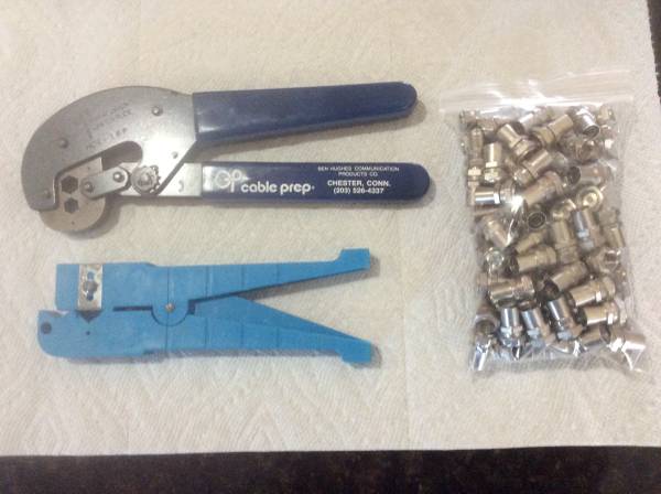 Coax Cable Crimper- Strpper-Connectors 1