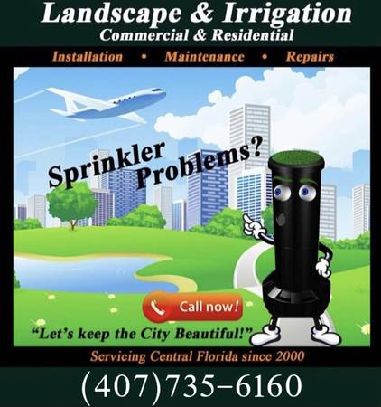 BEST SPRINKLER/IRRIGATION SERVICES - CALL NOW - Se habla español 1