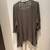 Olive Green Drape Front Sheer Knit Cardigan.Torrid. Plus Size 3X 9 thumbnail