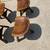 4 Stools Saddle Seat  Milking Stool Vintage Kling Colonial Wood 3 Legg 3 thumbnail
