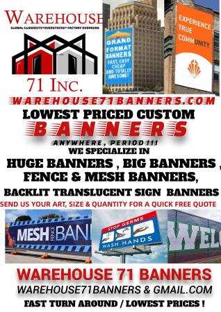 LOWEST PRICE LARGE SIGN BANNERS 1