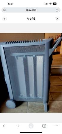 Bionaire Silent Micathermic Console Heater Gray 1