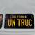 BLACK LICENSE PLATES - UN TRUC - PERFECT for a TESLA CYBER TRUCK 4 thumbnail