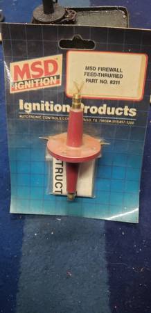 MSD Firewall Feed-Thru Part# 8211 For Ignition Coil 1