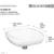 Glacier Bay Square Vitreous China Vessel Sink in White 3 thumbnail