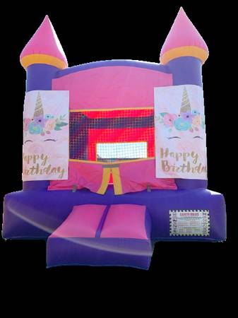 sunday bounce houses we are open  trex slide dry slide toddler tables 1